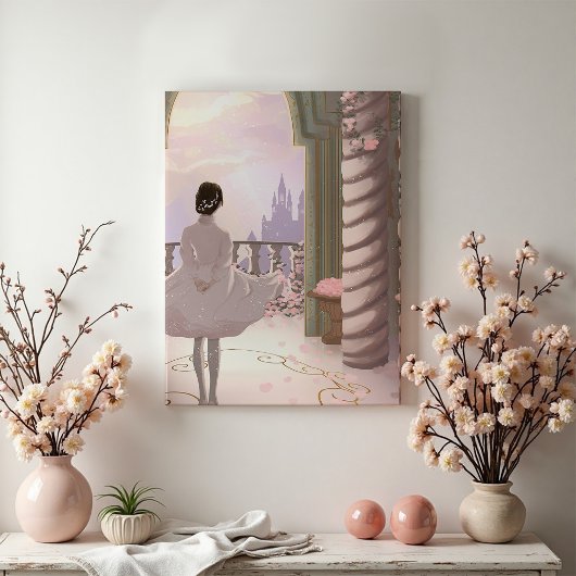 Magical Fairy Tale Palace Wall Canvas