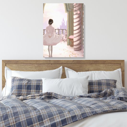 Magical Fairy Tale Palace Wall Canvas (Insitu (Slaapkamer))