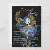 Magical Fairy Teacup Tea Time with Fairy Birthday Kaart (Voorkant)