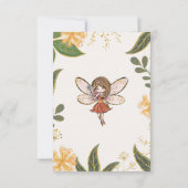 Magical Fairy Verjaardag Bedankt Card (Achterkant)