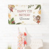 Magical Fairy Verjaardag Party Banner (Insitu)