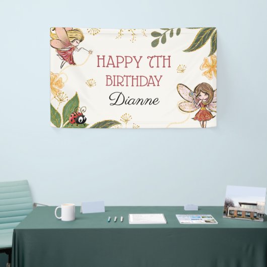 Magical Fairy Verjaardag Party Banner (Beurs)