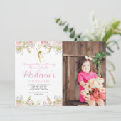 Magical Fairy Verjaardag Uitnodiging Foto (Staand voorkant)