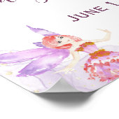 Magical fairy welkomstbord baby shower poster (Hoek)