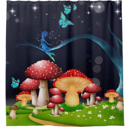 Magical Fairyland Fairytale Douchegordijn (Voorkant)