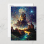 Magical Fantasy Castle Briefkaart (Voorkant / Achterkant)