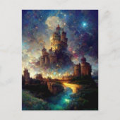Magical Fantasy Castle Briefkaart (Voorkant)