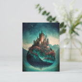 Magical Fantasy Castle Briefkaart (Staand voorkant)