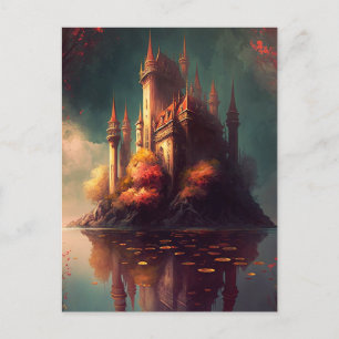 Magical Fantasy Castle Briefkaart