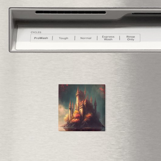 Magical Fantasy Castle Magneet (Insitu (Vaatwasser))