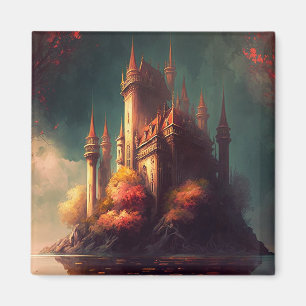 Magical Fantasy Castle Magneet