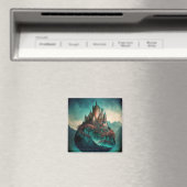 Magical Fantasy Castle Magneet (Insitu (Vaatwasser))