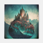 Magical Fantasy Castle Magneet (Voorkant)