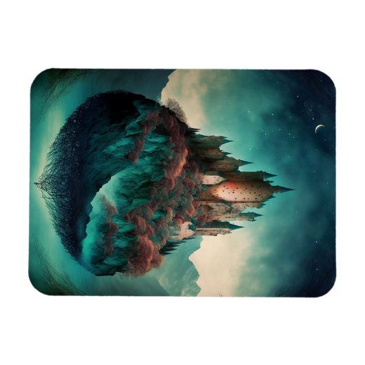 Magical Fantasy Castle Magneet (Horizontaal)