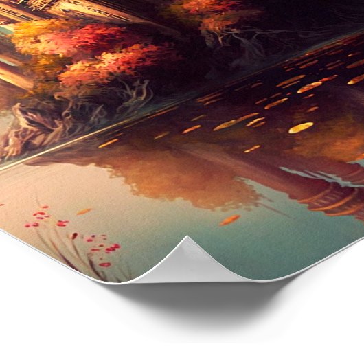 Magical Fantasy Castle Poster (Hoek)