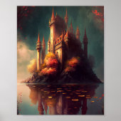 Magical Fantasy Castle Poster (Voorkant)
