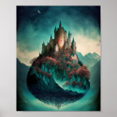 Magical Fantasy Castle Poster (Voorkant)