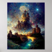 Magical Fantasy Castle Poster (Voorkant)