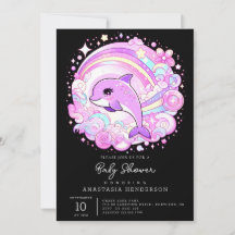 Magical Fantasy Dolphin Baby shower