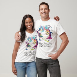 Magical Fantasy Forest Scene T-shirt