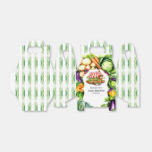 Magical Farmer's Market Baby shower Bedankdoosjes (Uitgevouwen)