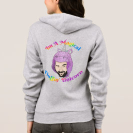 Magical F'in Unicorn Bella+Canvas Full-Zip Hoodie