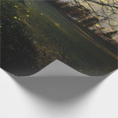 Magical fireflies dreamy landscape cadeaupapier (Hoek)