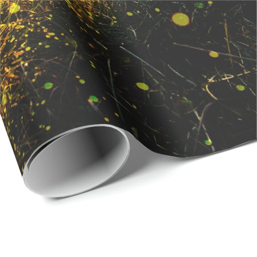 Magical fireflies dreamy landscape cadeaupapier (Rol Hoek)