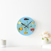 Magical Fish and Plants Ocean Round Clock Ronde Klok (Huis)