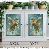 Magical Floating Snowman Spirit DX2L Decoupage Tissuepapier