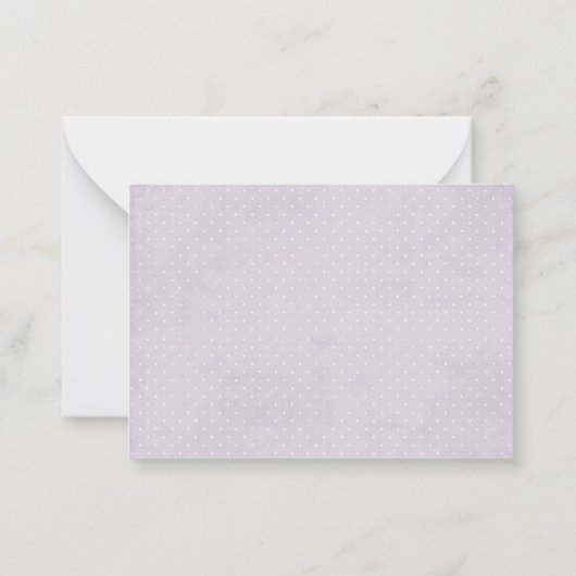 Magical Floral Fairy Princess bedankt Notitiekaartje (Achterkant)