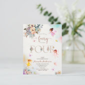 Magical Floral Fairy Princess maakt vier van wat Kaart (Staand voorkant)