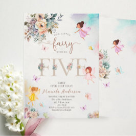 Magical Floral Fairy Princess maakt vijf van wat Kaart