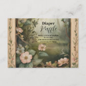Magical Floral Forest Raffle Diapper Informatiekaartje (Voorkant)