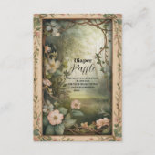 Magical Floral Forest Raffle Diapper Informatiekaartje (Voorkant)