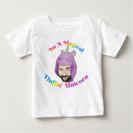Magical Fluffin Unicorn Baby Fine Jersey T-Shirt