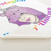 Magical Fluffin Unicorn Small Sherpa Blanket Deken (3/4)