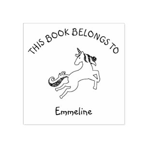 Magical Flying Unicorn Dit boek behoort tot de naa Rubberstempel