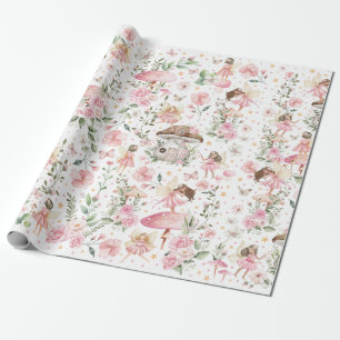 Magical Forest Fairy Thleed Garden Tea Party Cadeaupapier