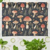 Magical Forest Mushroom Keukenhanddoek (Gevouwen)