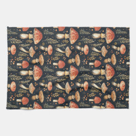 Magical Forest Mushroom Keukenhanddoek