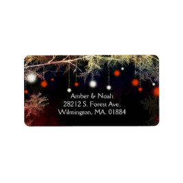 Magical Forest Night Wedding Address Etiket