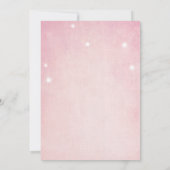 Magical Forest ONEderland Girl 1st Birthday Kaart (Achterkant)