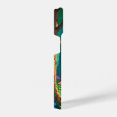 Magical Forest Pixel Art gepersonaliseerde naam iPhone Hoesje (Rechterkant)