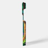 Magical Forest Pixel Art gepersonaliseerde naam iPhone Hoesje (Linkerkant)