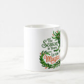 Magical Forest Queen Cozy Christmas Drinkware gift Koffiemok (Voorkant rechts)