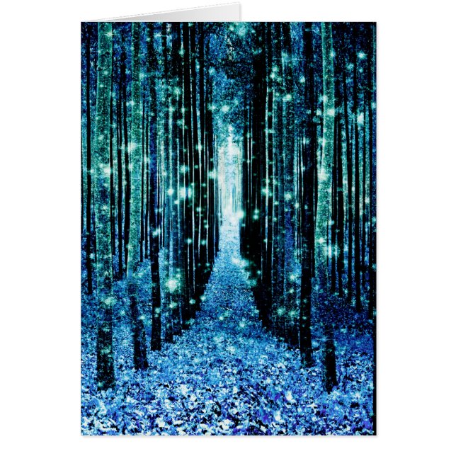 Magical Forest Turquoise Blauwgroen (Voorkant)