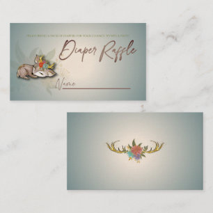 Magical Forest Woodland Oh Baby Deer Animals Games Informatiekaartje