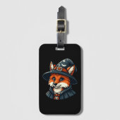 Magical Fox beroemd gemaakt door Wizard Fantasy Bagagelabel (Voorkant (verticaal))