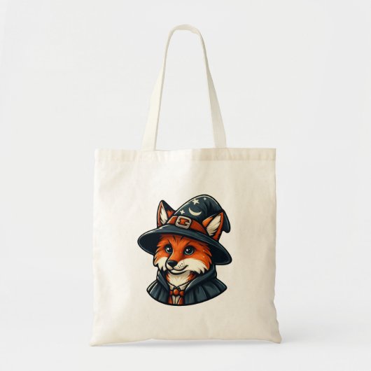 Magical Fox beroemd gemaakt door Wizard Fantasy Tote Bag (Voorkant)